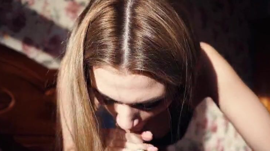 Beautiful Russian Girl Gives Amazing Morning Blowjob!