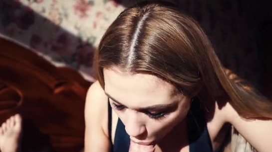Beautiful Russian Girl Gives Amazing Morning Blowjob!