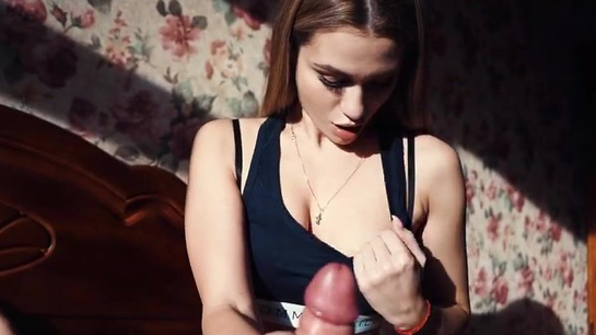 Beautiful Russian Girl Gives Amazing Morning Blowjob!