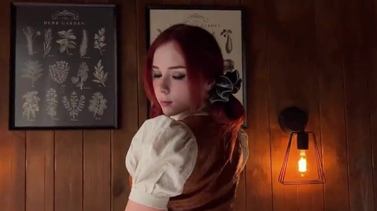 Triss Merigold Sucks Cock Deep And Takes Cum On Her Perfect Ass!