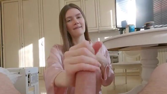 Fucked My Hot Young Russian Babe On The Kitchen Counter... She Moaned So Loud!
