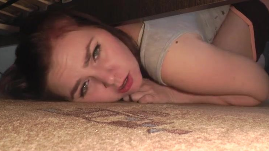 Thick Girl Stuck Under Bed Gets Her Fat Pussy Pounded!