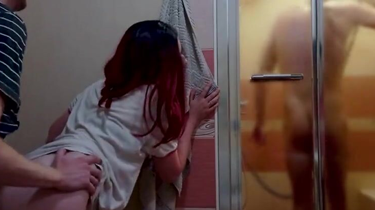 Cheating Wife Gets Fucked While Husband Showers...