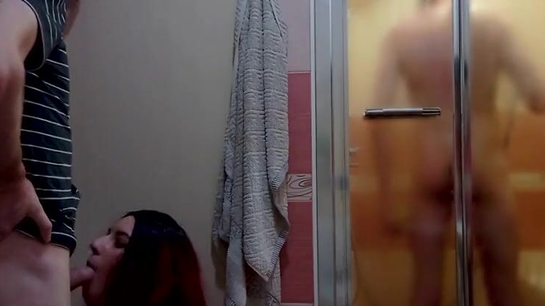 Cheating Wife Gets Fucked While Husband Showers...