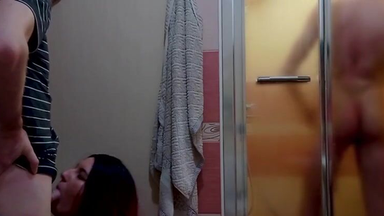 Cheating Wife Gets Fucked While Husband Showers...