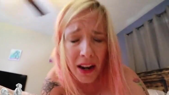 Stepbrother Made Stepsister Cum Hard While Single!