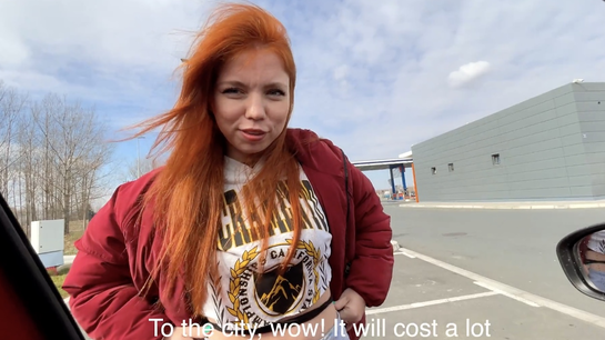 She Asked For A Ride... Paid With A Sloppy Wet Blowjob!