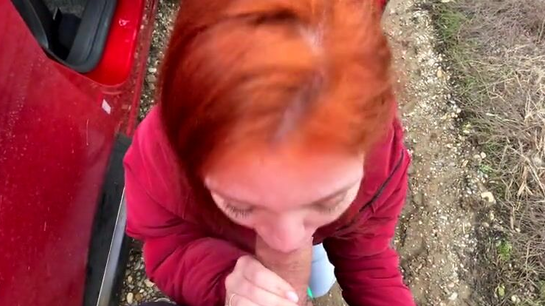 She Asked For A Ride... Paid With A Sloppy Wet Blowjob!