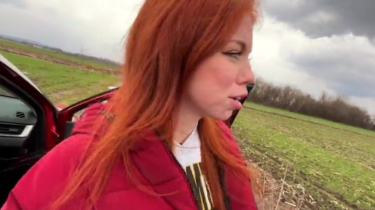 She Asked For A Ride... Paid With A Sloppy Wet Blowjob!