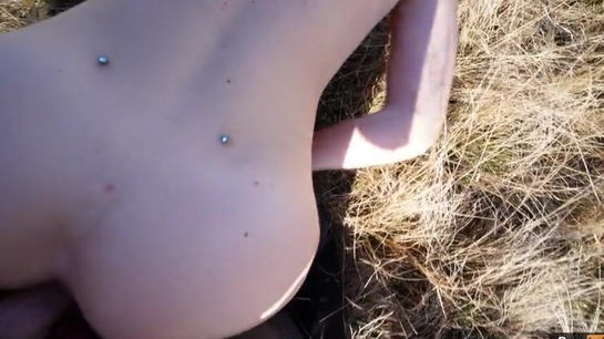 Young Couple Can't Resist Fucking Passionately Outdoors!