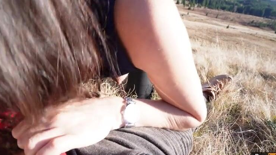 Young Couple Can't Resist Fucking Passionately Outdoors!