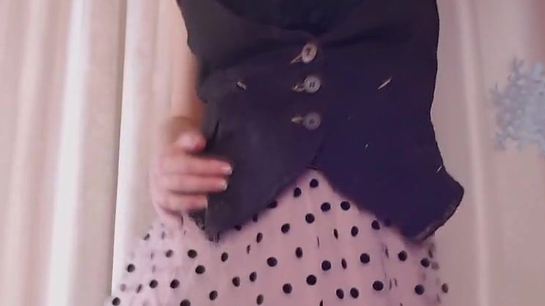 Sexy Russian Girl Does A Hot Striptease For Me!