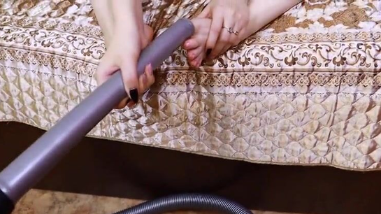 Russian Girl Tries To Cum Using Vacuum Cleaner!