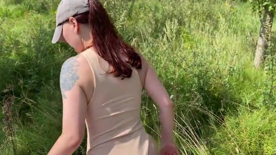 Wife Begged For Creampie During Nature Photoshoot!