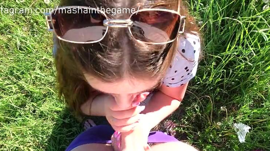 Filled My Wife's Mouth With Cum On Nature Walk!