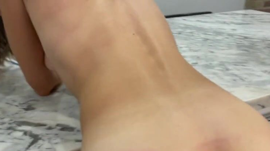 Husband Roughly Fucks His Slut Wife And Fills Her Up Twice!