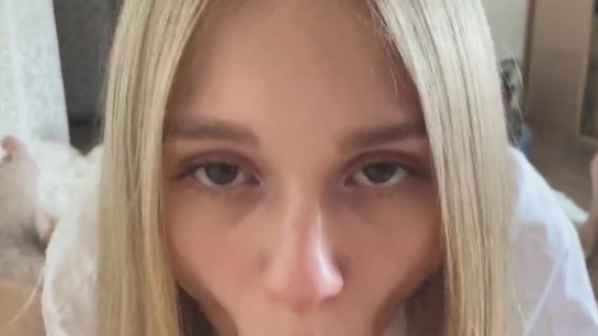 I Stopped By My Friend's To Get My Shaved Pussy Fucked Hard!