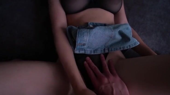 Horny College Girl Gets Pounded By Huge Cock On Couch!