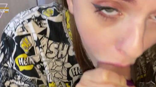 Stuck Neighbor Gets Her Tight Pussy Pounded Hard!