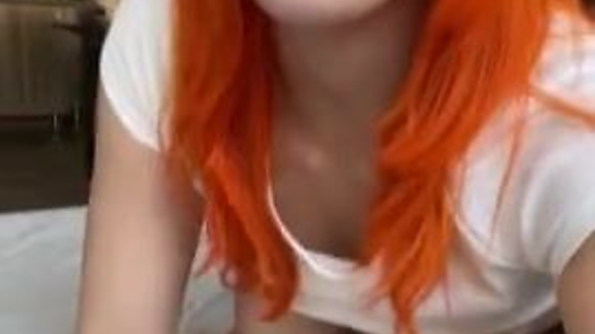 POV Amateur Pussy Licking While She Films It!
