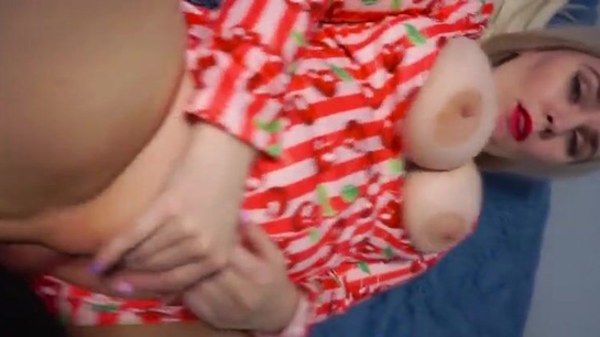 Busty Russian Girl Gets Her Huge Natural Tits Covered In Cum!