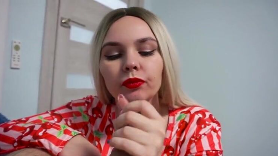 Busty Russian Girl Gets Her Huge Natural Tits Covered In Cum!