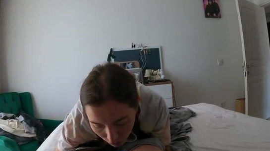 My Hot Wife Loves Deepthroating My Big Cock!