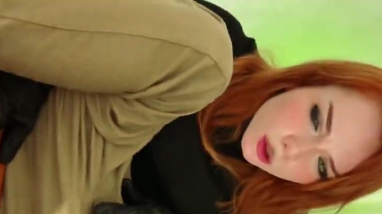 Redhead Russian Slut Begs For Cum In Her Mouth!