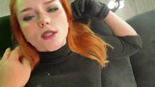 Redhead Russian Slut Begs For Cum In Her Mouth!