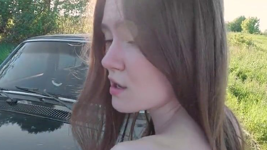Maybe We Fuck Right Here? Russian Girl Rode My Cock On The River!
