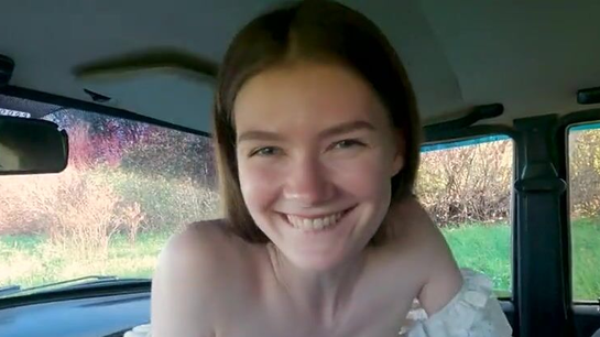 Maybe We Fuck Right Here? Russian Girl Rode My Cock On The River!