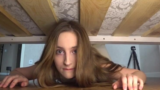 Stepsister Got Stuck Under Her Bed... I Fucked Her Brains Out!
