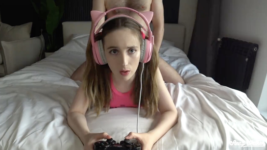 Anal Sex With Gamer Girl While She Plays PlayStation!