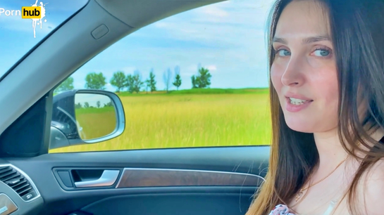 Taught my young stepmom to drive... she thanked me with her pussy!