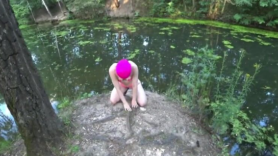 Outdoor photoshoot with her turned into raw passionate fucking!