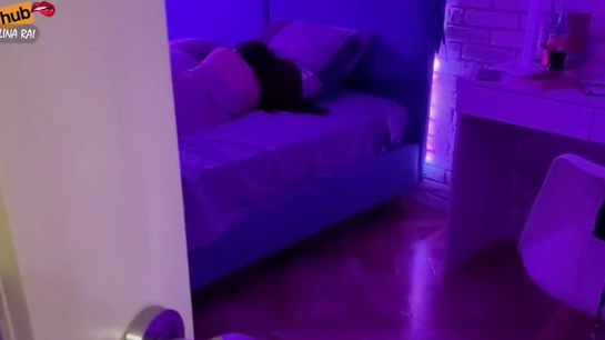 Stepmom Forgot Panties... I Saw Her Bare Wet Pussy!