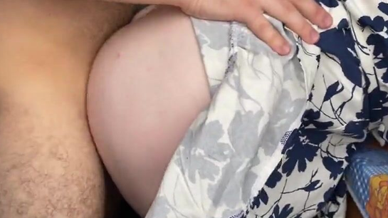 Couldn't Resist... Shoved My Hard Cock Under Her Skirt!