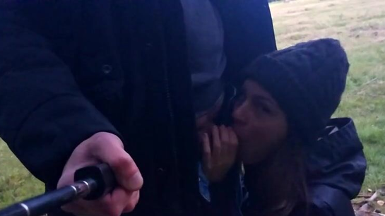 We Were Walking in the Park When He Demanded a Public Blowjob!