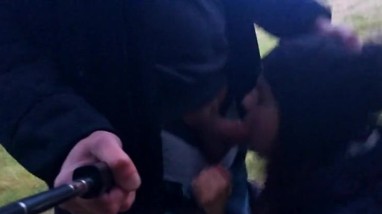 We Were Walking in the Park When He Demanded a Public Blowjob!