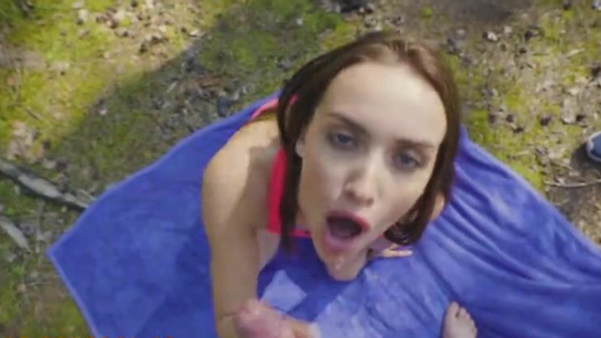 Fucked a Hot Girl Deep in the Woods Under the Birds Chirping!