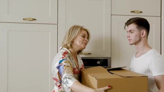 Delivered Package Then Fucked Her While Husband Was Next Room!