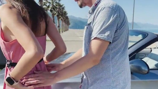 Hot Stranger Gave Herself To A Rich Guy For Rough Sex!