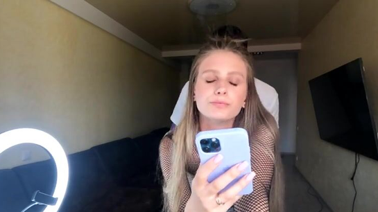 Can't Stop Scrolling Instagram Even While Riding His Cock!