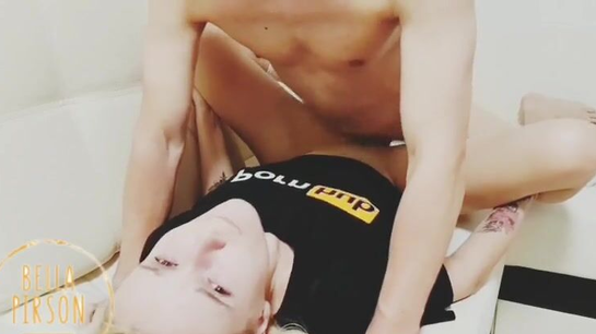 He Fucked Her Brains Out While She Kept Her Tight T-Shirt On!