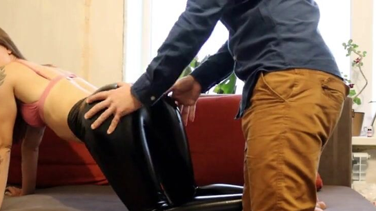 Husband Let His Young Hot Wife Fuck Her Boss Hard!