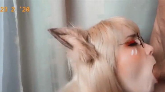 Sweet Foxy Sucks Neighbor's Cock And Swallows Every Drop!