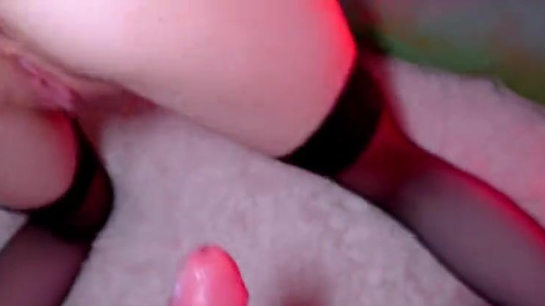 Sexy Slut Takes Huge Cock Balls Deep In Her Creamy Juicy Pussy!
