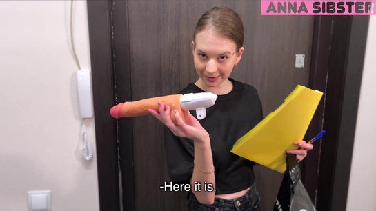 Sex Shop Girl Offered To Test New Toy On Her Pussy!