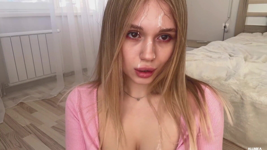 Stepsister Got Facial After Wild Fuck!