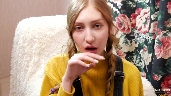 Ripped Her Tights Apart & Fucked Her Till I Came On Her Lips!